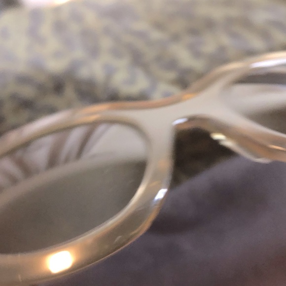 Celine Square Round Grey Clear Sunglasses Rare - Picture 4 of 7